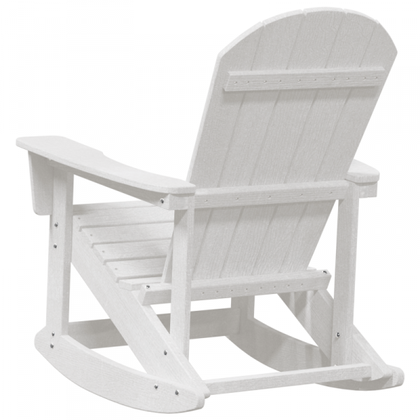 Fotel bujany Adirondack Biały 73.5x92x90 cm HDPE
