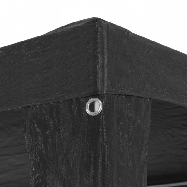 Namiot imprezowy, 3 x 3 m, PE, antracytowy