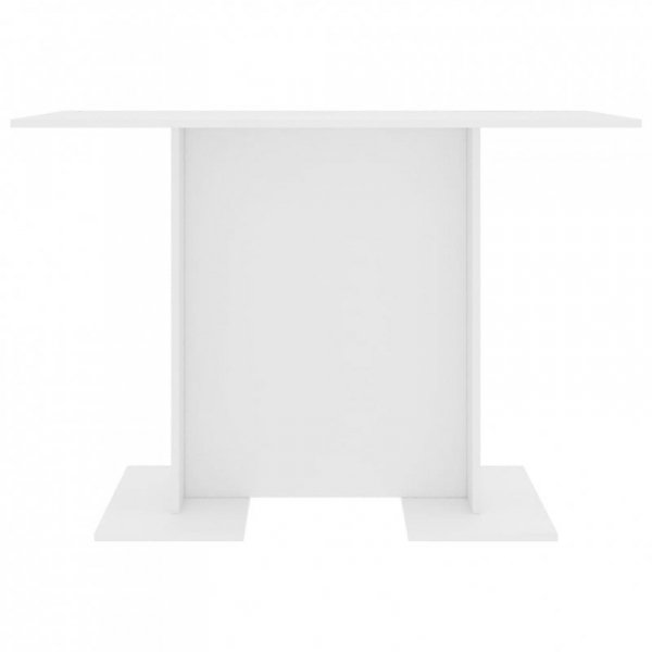 Stół jadalniany, biały, 110x60x75 cm, materiał drewnopochodny
