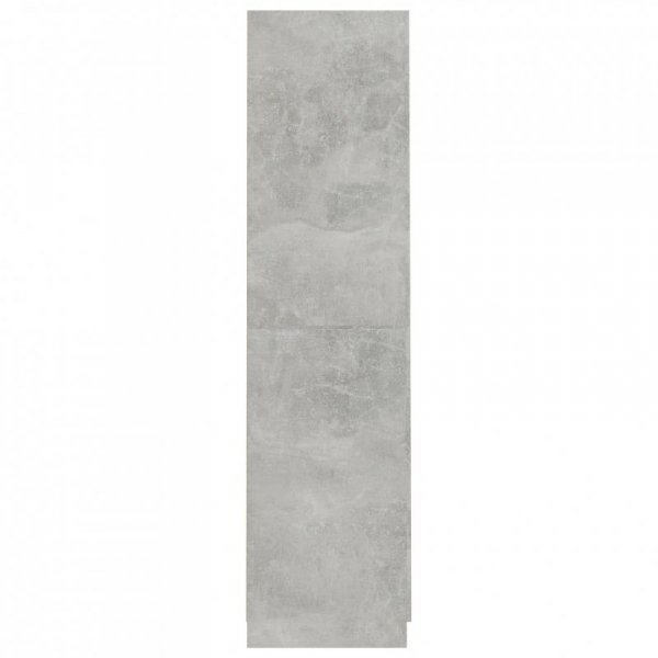 Szafa, betonowa szarość, 90x52x200 cm, materiał drewnopochodny