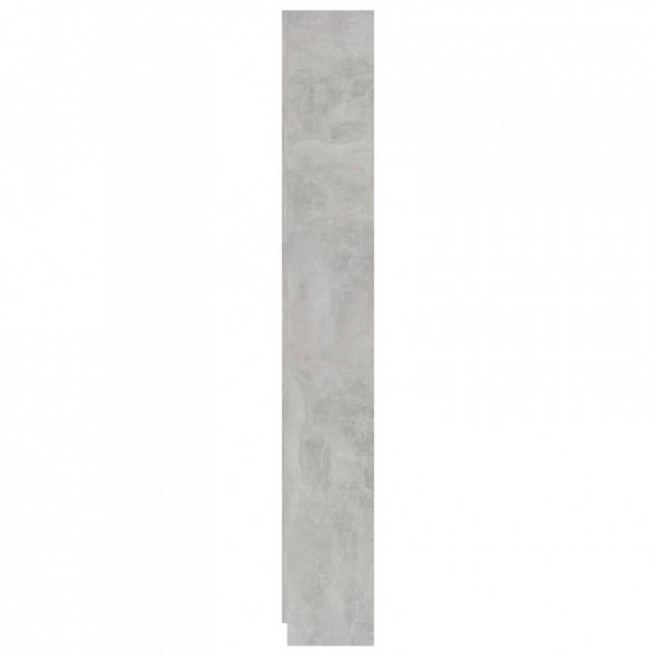 5-poziomowy regał na książki, betonowy szary, 60x24x175 cm