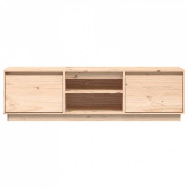 Szafka pod telewizor, 140x35x40 cm, lite drewno sosnowe