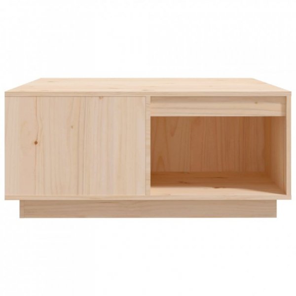 Stolik kawowy, 80x81x36,5 cm, lite drewno sosnowe