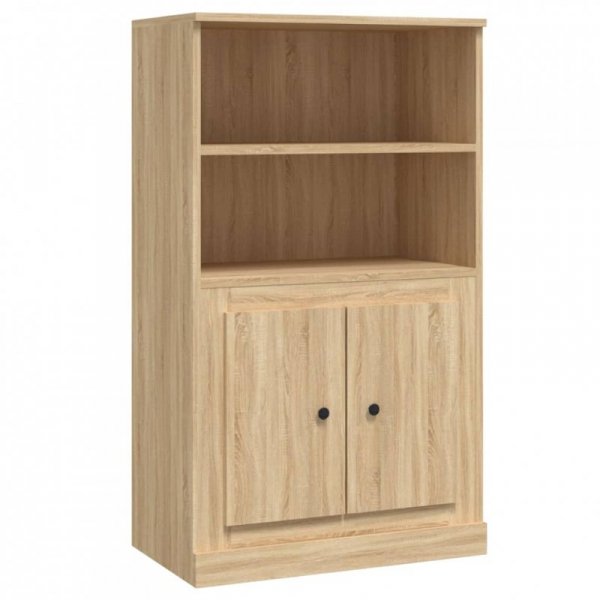 Kredens, dąb sonoma, 60x35,5x103,5 cm, materiał drewnopochodny