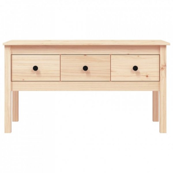 Stolik kawowy, 102x49x55 cm, lite drewno sosnowe