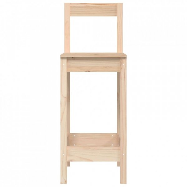 Stołki barowe, 2 szt., 40x41,5x112 cm, lite drewno sosnowe