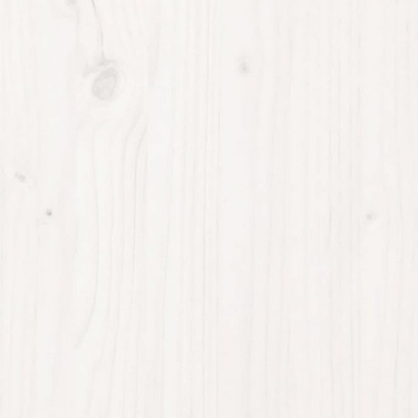 Stolik konsolowy, biały, 110x40x80 cm, lite drewno sosnowe