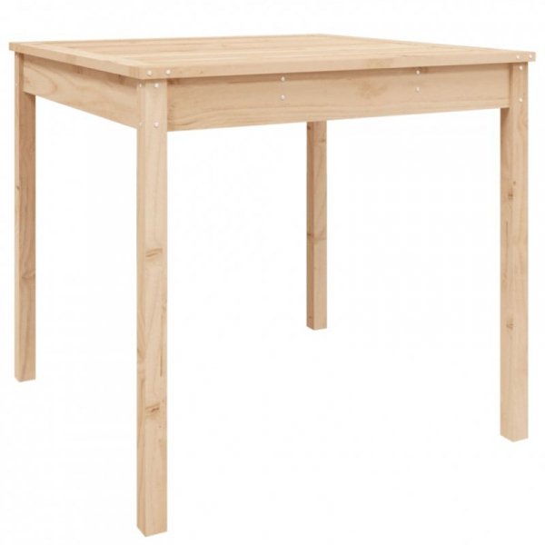 Stolik ogrodowy, 82,5x82,5x76 cm, lite drewno sosnowe
