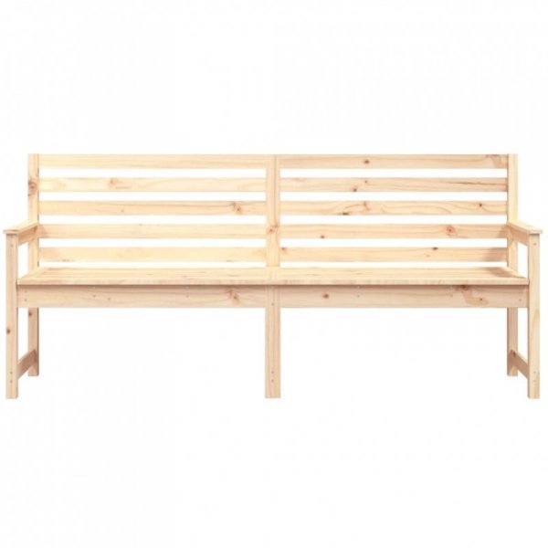 Ławka ogrodowa, 203,5x48x91,5 cm, lite drewno sosnowe