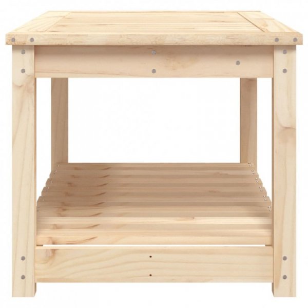 Stolik ogrodowy, 82,5x50,5x45 cm, lite drewno sosnowe