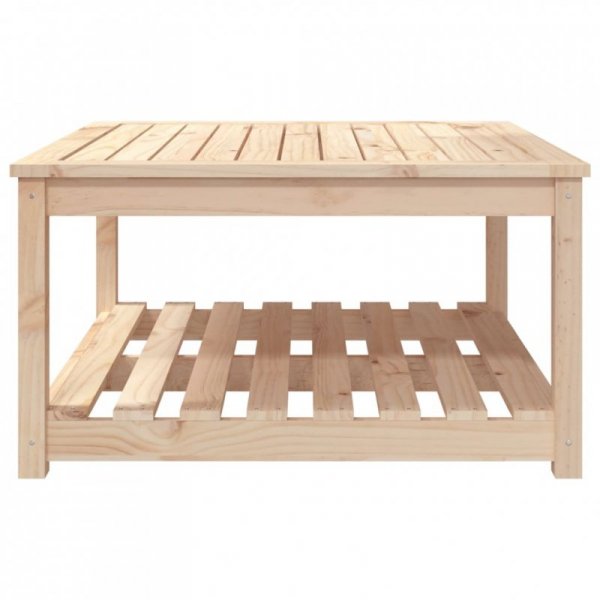 Stolik ogrodowy, 82,5x82,5x45 cm, lite drewno sosnowe