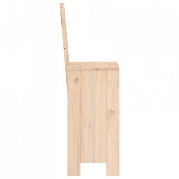 Stołki barowe, 2 szt., 40x42x120 cm, lite drewno sosnowe