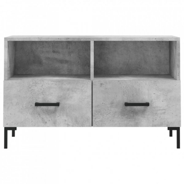 Szafka pod TV, szarość betonu, 80x36x50 cm