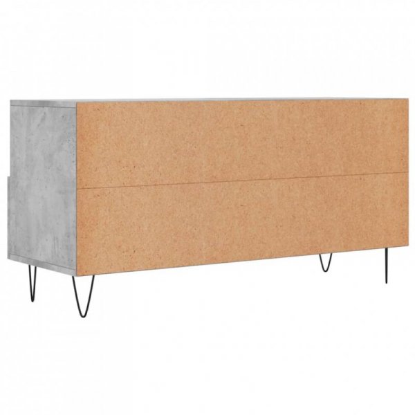 Szafka pod telewizor, szarość betonu, 102x36x50 cm