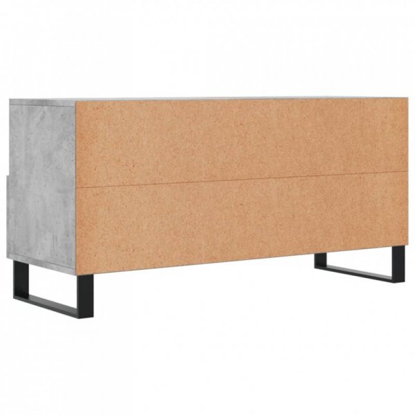 Szafka pod telewizor, szarość betonu, 102x36x50 cm