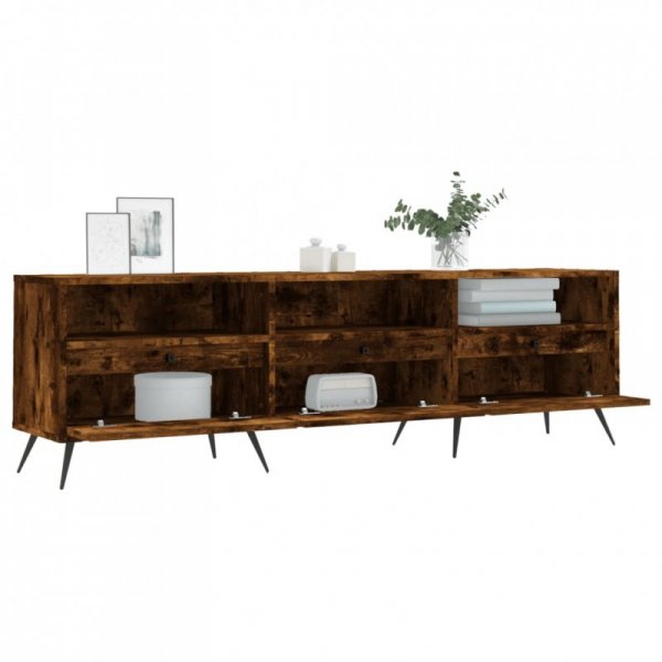 Szafka pod TV, przydymiony dąb, 150x30x44,5 cm