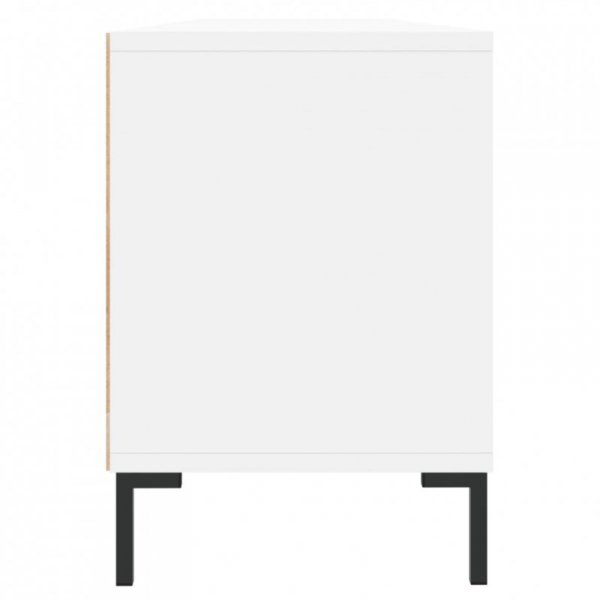 Szafka pod TV, biała, 150x30x44,5 cm, materiał drewnopochodny