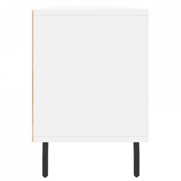 Szafka pod TV, biała, 150x30x44,5 cm, materiał drewnopochodny