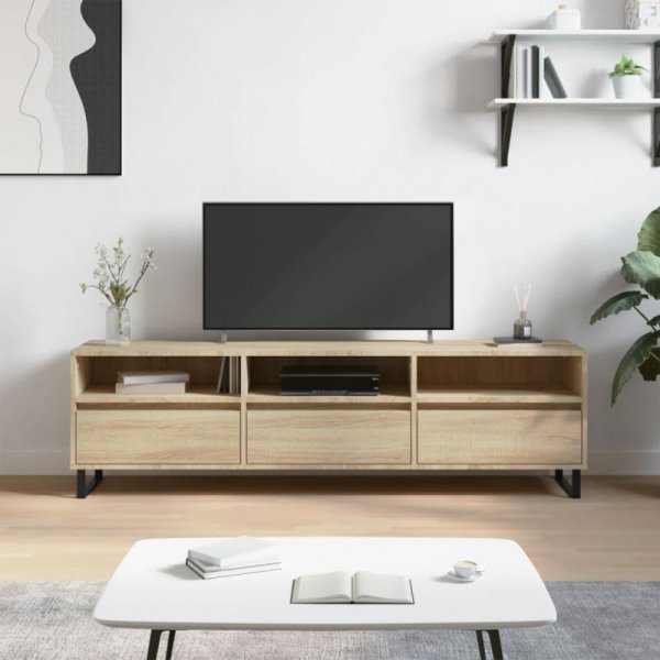 Szafka pod TV, dąb sonoma, 150x30x44,5 cm