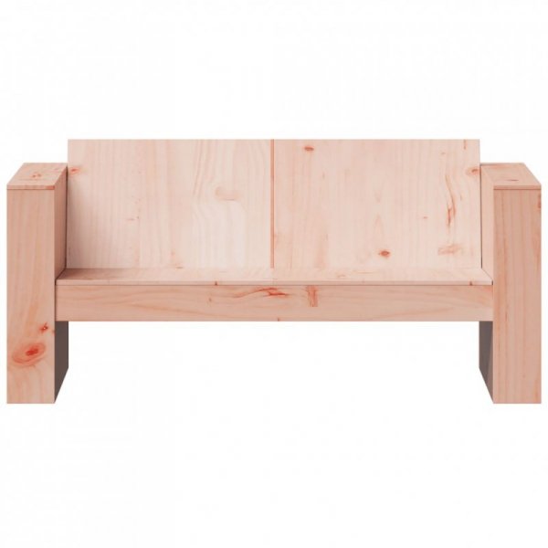 Sofa ogrodowa, 2-osobowa, 134x60x62 cm, lite drewno daglezjowe
