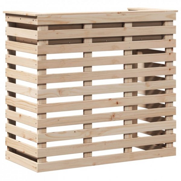 Stolik barowy do ogrodu, 113,5x50x103 cm, lite drewno sosnowe