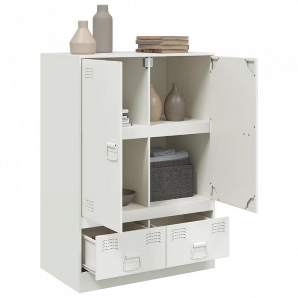 Szafka, biała, 67x39x95 cm, stal