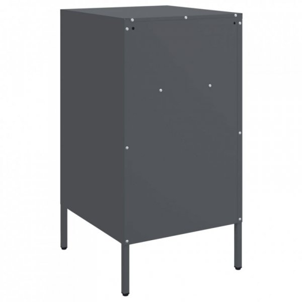 Szafka nocna, antracyt, 36x39x68 cm, stal