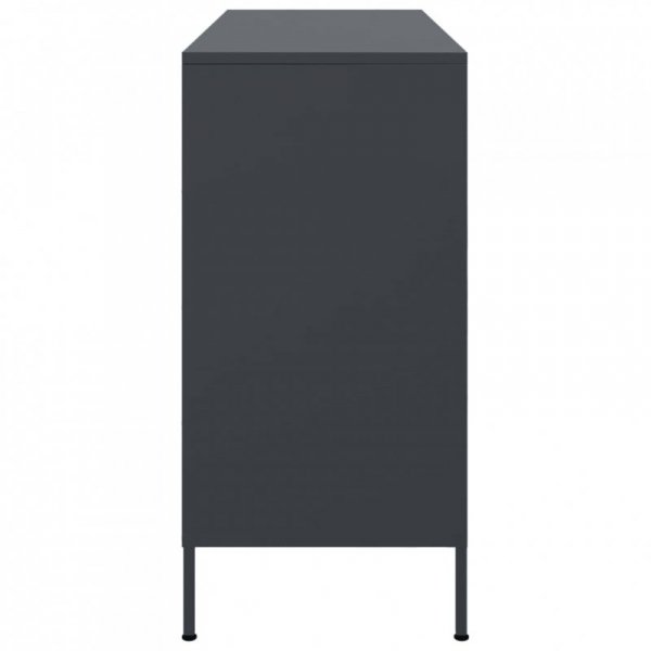 Szafka, antracytowa, 100,5x39x79 cm, stal