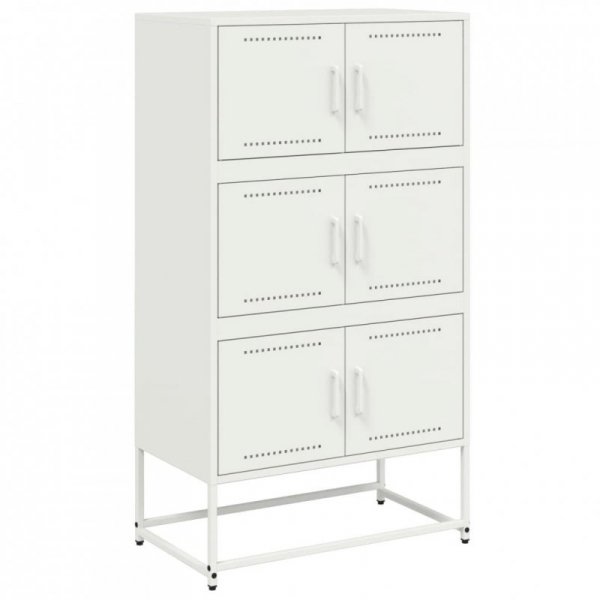 Szafka, biała, 68,5x38,5x123,5 cm, stal