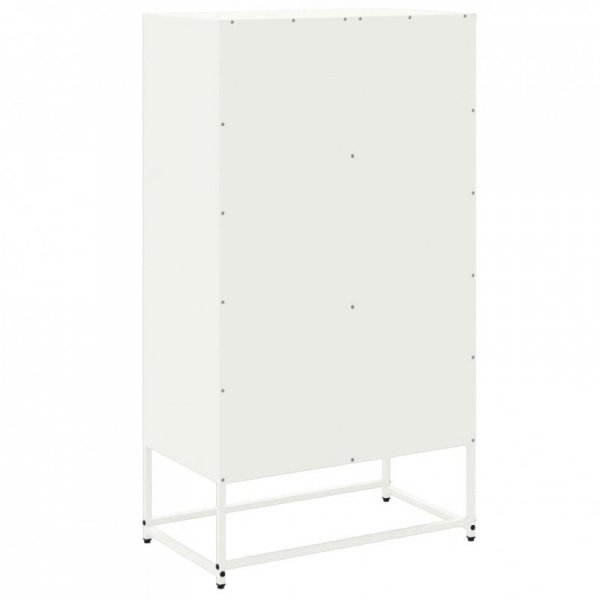 Szafka, biała, 68,5x38,5x123,5 cm, stal