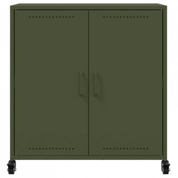 Szafka, oliwkowa, 68,5x39x72 cm, stal