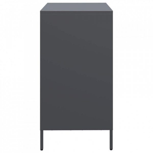 Szafka, antracytowa, 68x39x73,5 cm, stal walcowana na zimno