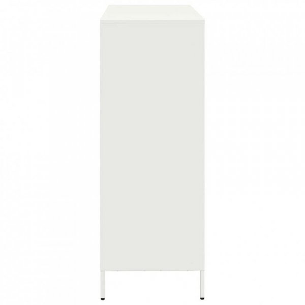Szafka, biała, 101,5x39x103,5 cm, stal