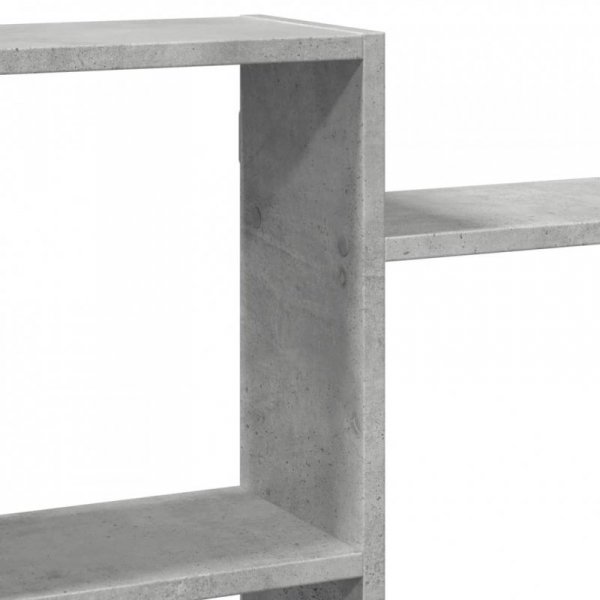 Półka ścienna, szarość betonu, 159x18x65 cm
