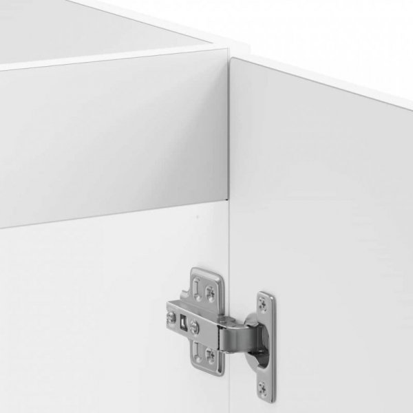 Szafka pod zlewozmywak, Kalmar, biała, 80x46x81,5 cm