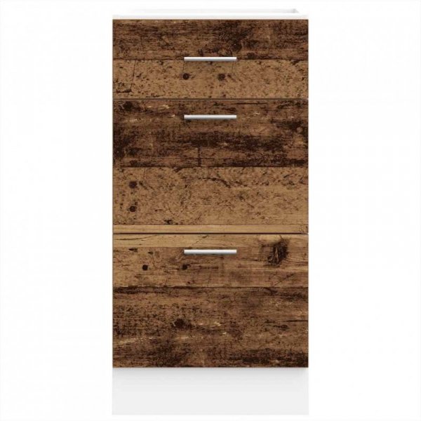 Szafka dolna Stare drewno 40x46x81,5 cm Drewno klejone