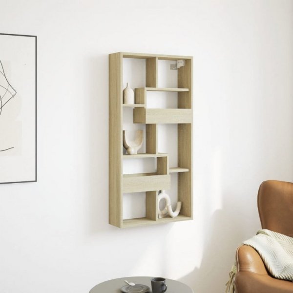 Szafka wisząca, dąb sonoma, 50x15x100, materiał drewnopochodny