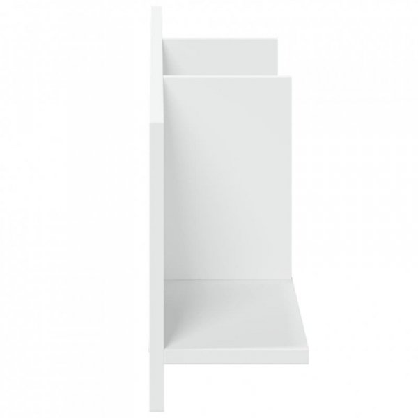 Półka ścienna, 100x16,5x30 cm, biała, materiał drewnopochodny