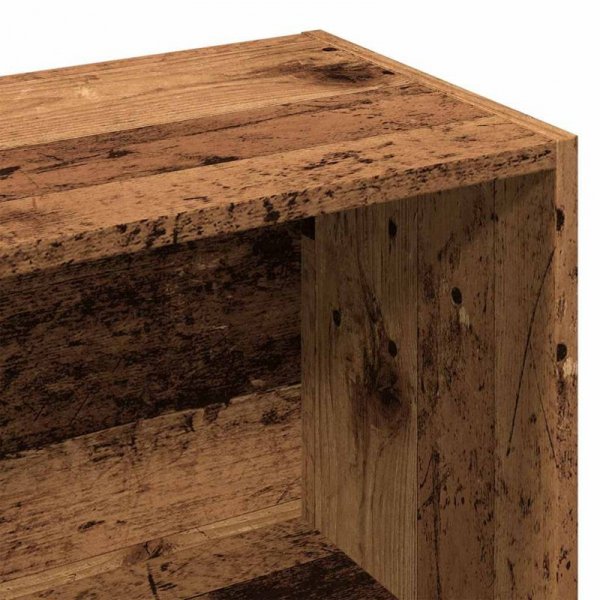 Regał, stare drewno, 98x29x97,5 cm, materiał drewnopochodny