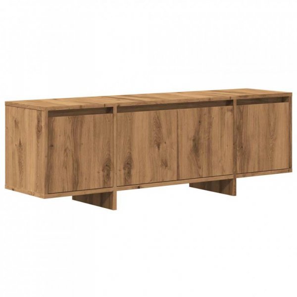 Szafka TV, dąb artisan, 120x30x40,5 cm, materiał drewnopochodny