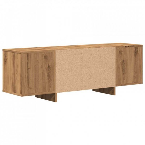 Szafka TV, dąb artisan, 120x30x40,5 cm, materiał drewnopochodny