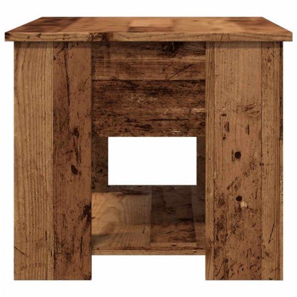 Stolik kawowy Stare drewno 79x49x41 cm Drewno klejone