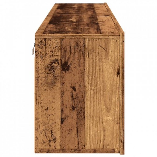 Ścienne szafki TV, 2 szt., stare drewno, 80x30x41 cm