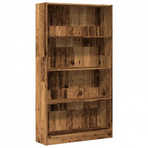Regał, stare drewno, 80x24x143 cm, materiał drewnopochodny