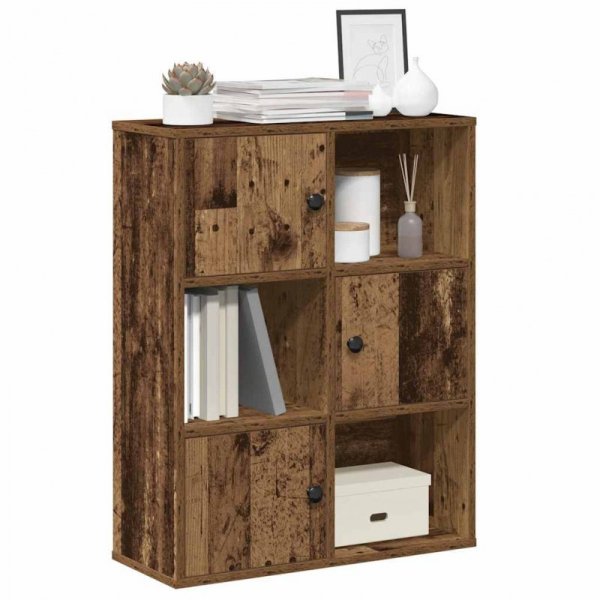 Regał, stare drewno, 60x24x76,5 cm, materiał drewnopochodny