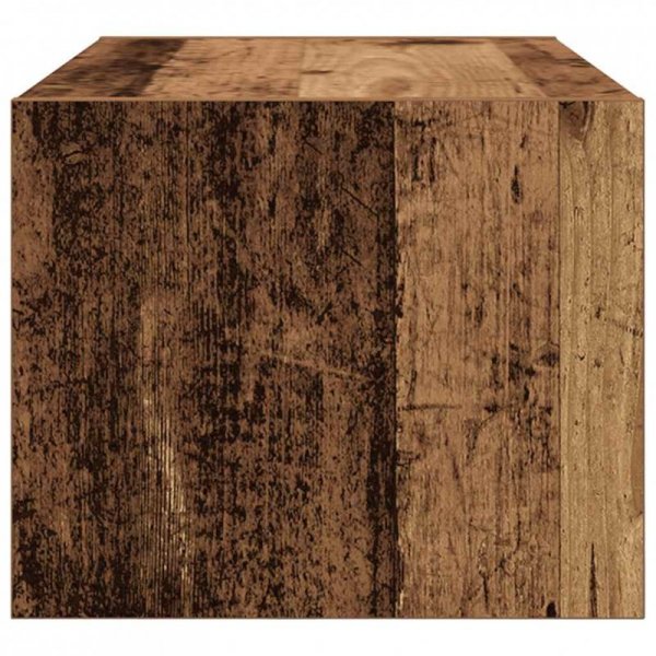 Szafki RTV 2 szt. Stare drewno 60x31x25,5 cm Drewno klejone