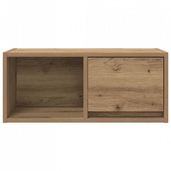 Szafki RTV 2 szt. Dąb Artisan 60x31x25,5 cm Drewno klejone