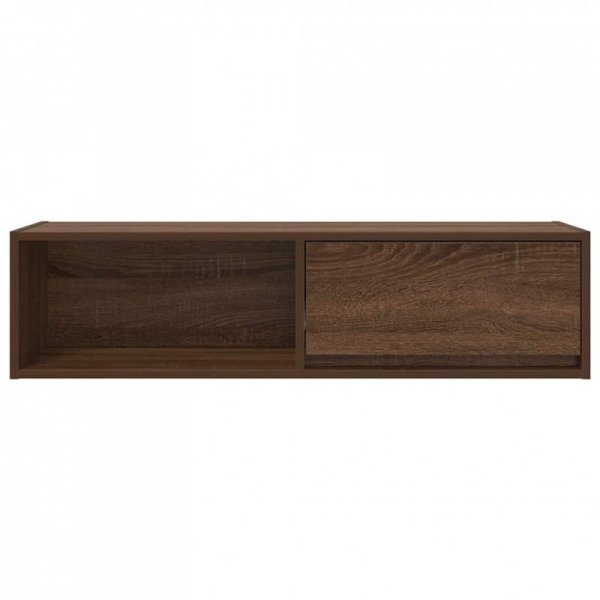 Szafki RTV 2 szt. Brązowy dąb 100x31x25,5 cm Drewno klejone