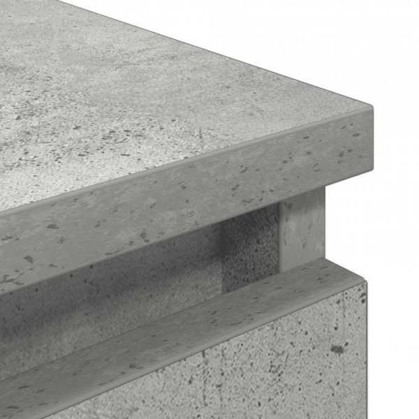 Szafka RTV Beton Szary 100x35x54 cm Drewno klejone