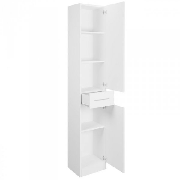 Meble do łazienki z lustrem NEPPA LONG LED dąb artisan laminat